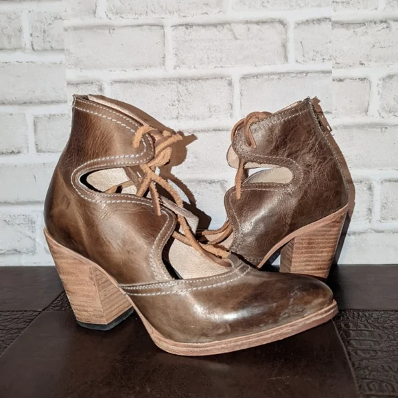 Freebird by Steven Brown Lace-Up Wedges - Picture 2 of 11